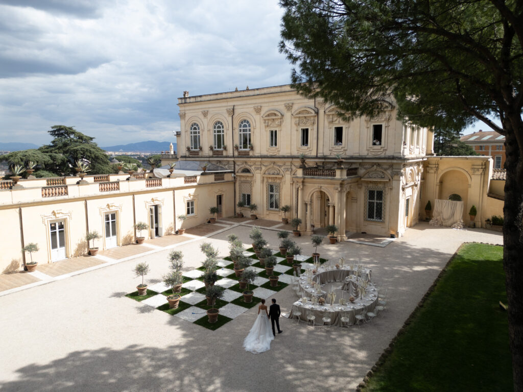 villa aurelia wedding rome italy