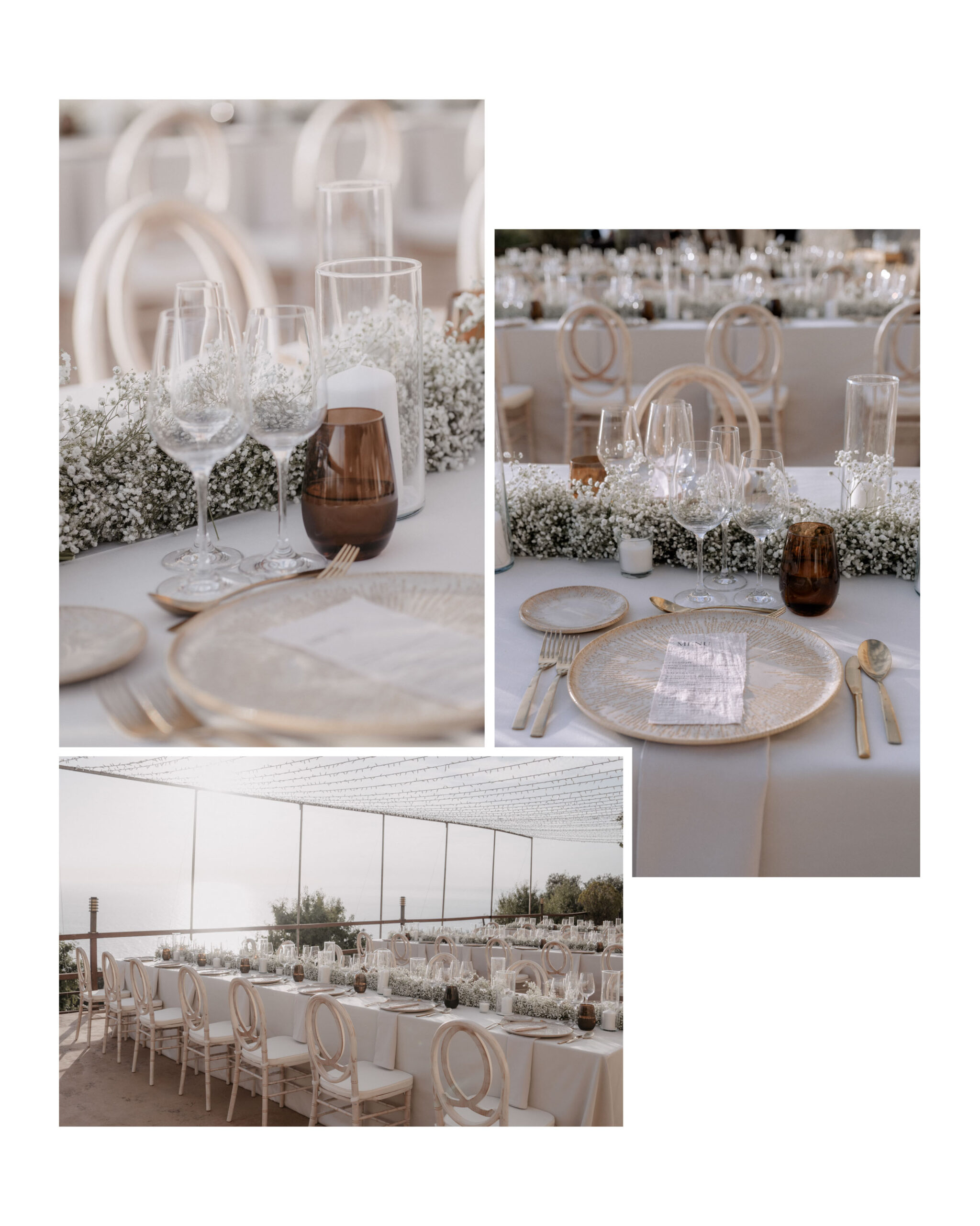 Destination Wedding in Mallorca Son Marroig  table setting