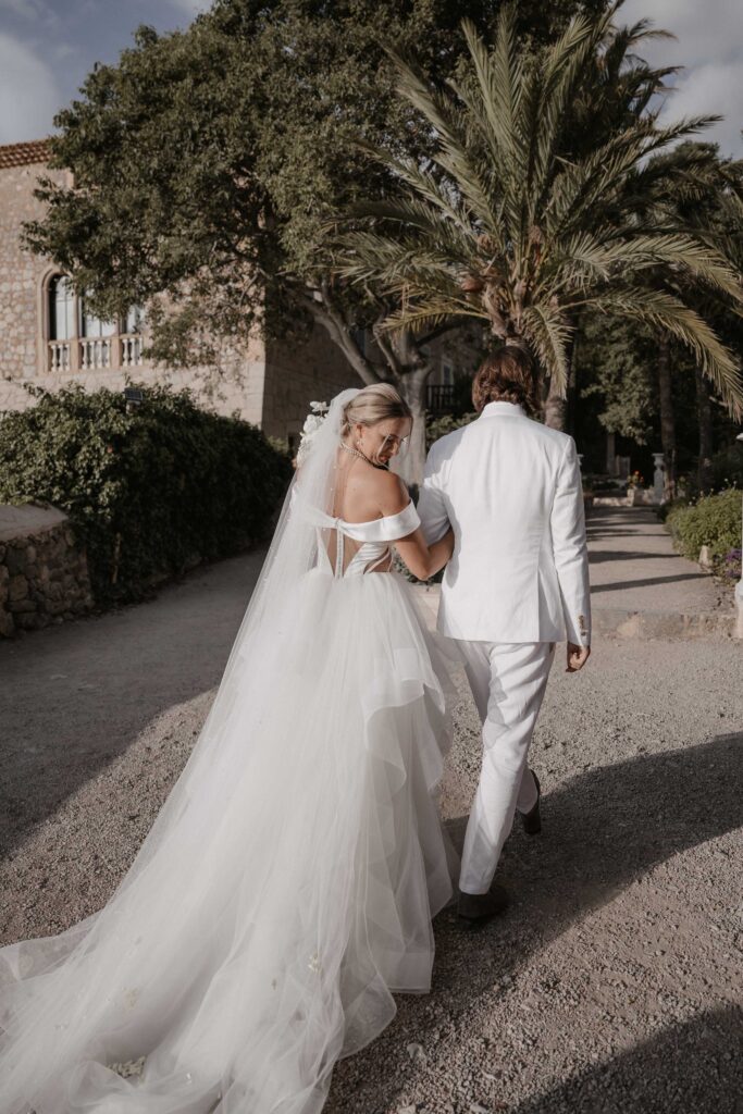 Destination Wedding in Mallorca Groom and Bride