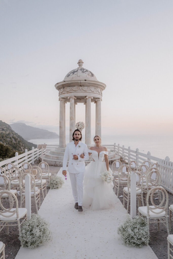 Destination Wedding in Mallorca Son Marroig  Bride and Groom